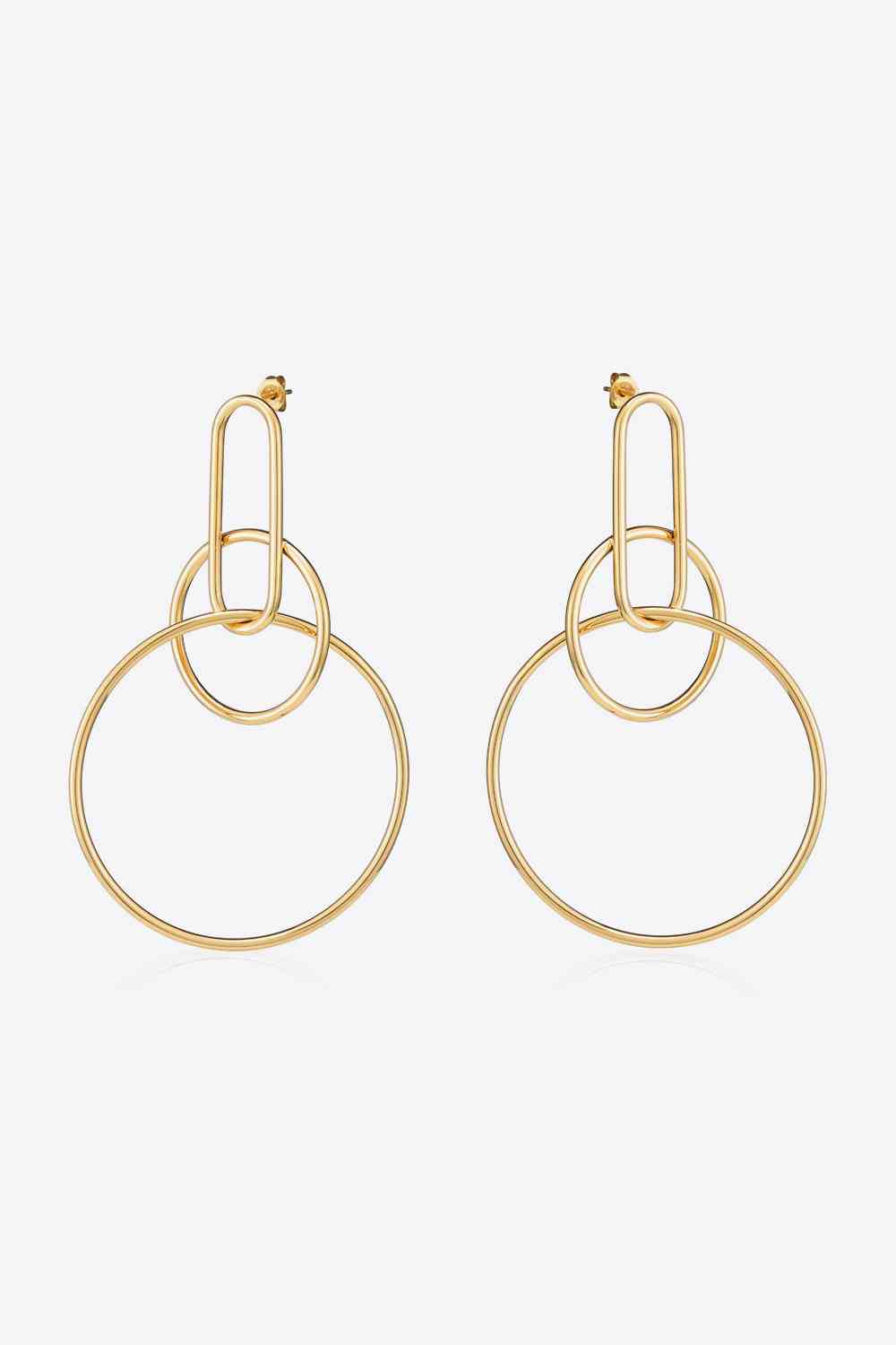 Speak For Yourself Link Hoop Earrings