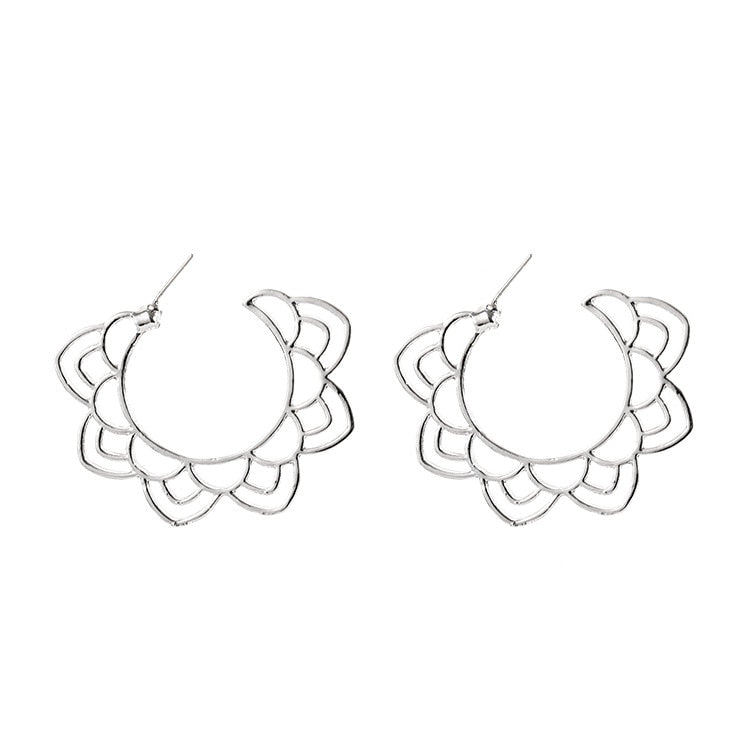 2020 NEW Gold Metal Long Circle Pendant Earings Tassel Earrings for Women Fashion Jewelry Statement Geometric Voor Vrouwen