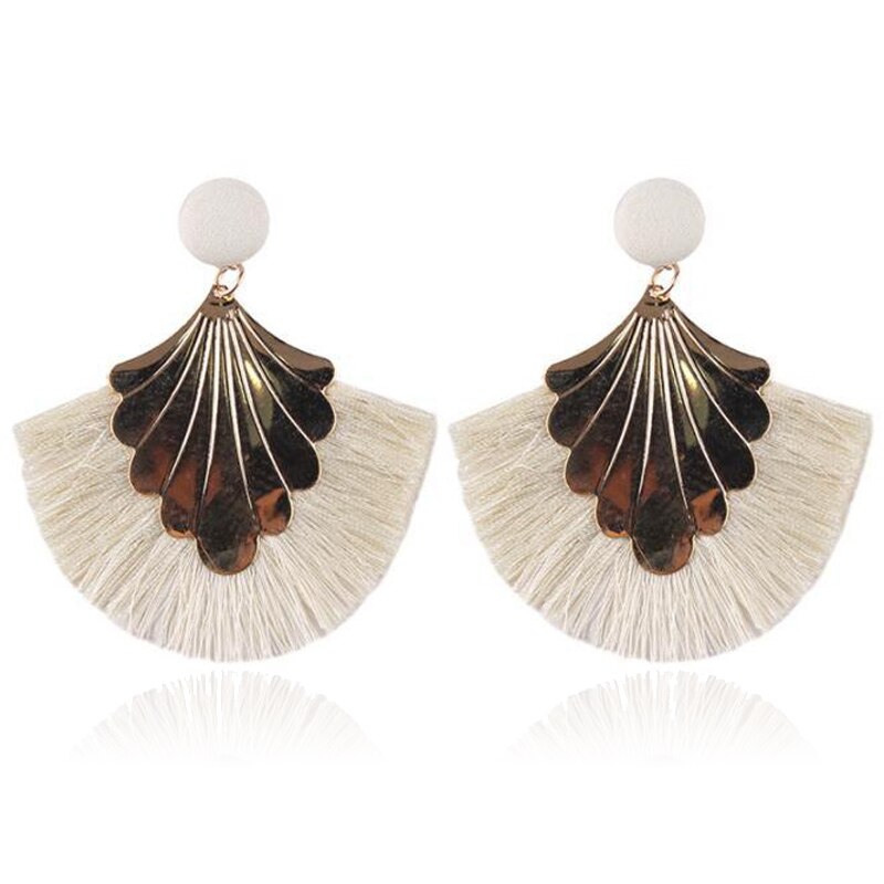 LATS 2020 Long Tassel Earrings for Women Big Fashion Statement Dangle Earring Bohemian Fringe Vintage Earring