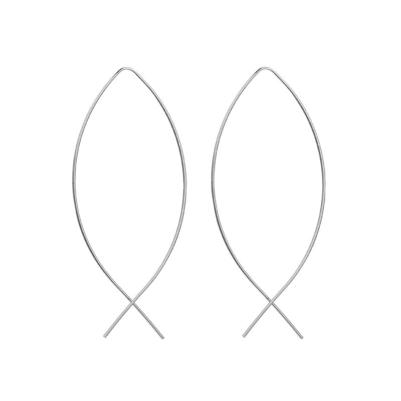 2020 NEW Gold Metal Long Circle Pendant Earings Tassel Earrings for Women Fashion Jewelry Statement Geometric Voor Vrouwen