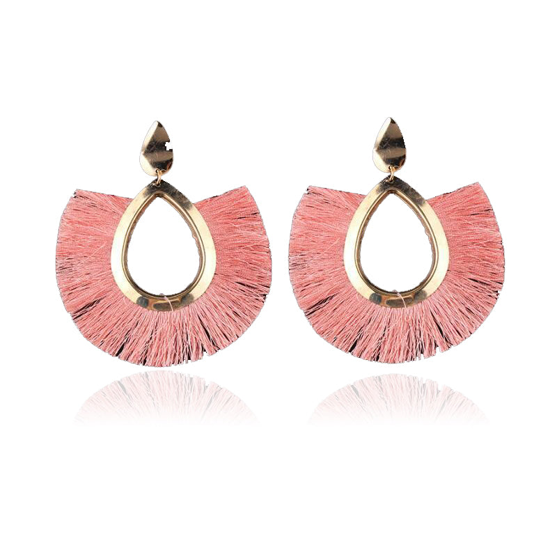 LATS 2020 Long Tassel Earrings for Women Big Fashion Statement Dangle Earring Bohemian Fringe Vintage Earring