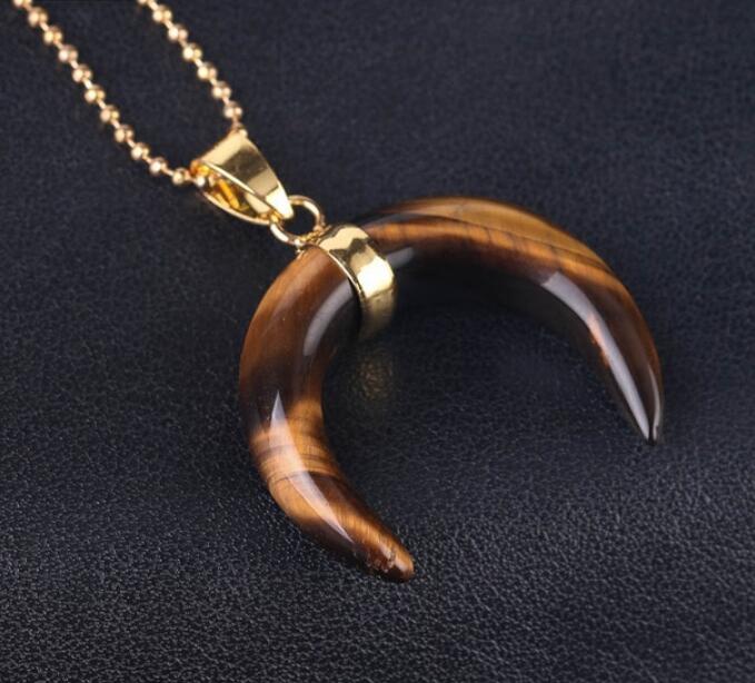 Natural marble
s Crescent Moon Necklaces Pendants Purple Crystal rosy color Quartz White marble
Gold Color Reiki young lady
Jewelry