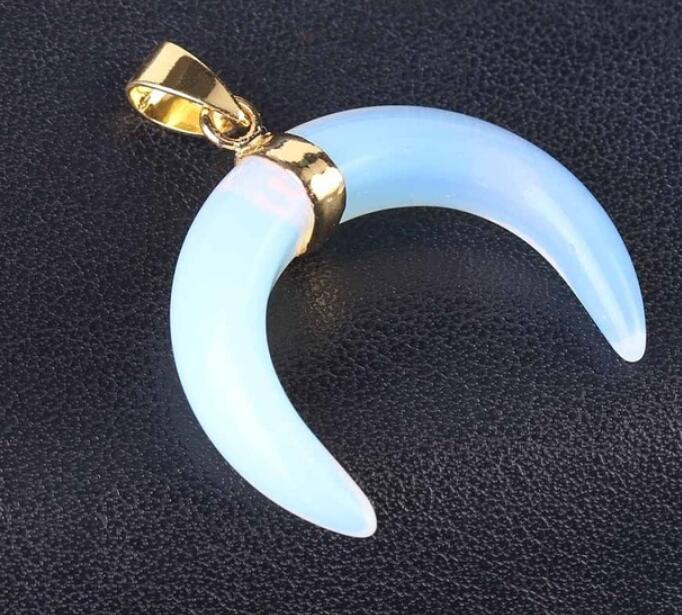 Natural marble
s Crescent Moon Necklaces Pendants Purple Crystal rosy color Quartz White marble
Gold Color Reiki young lady
Jewelry