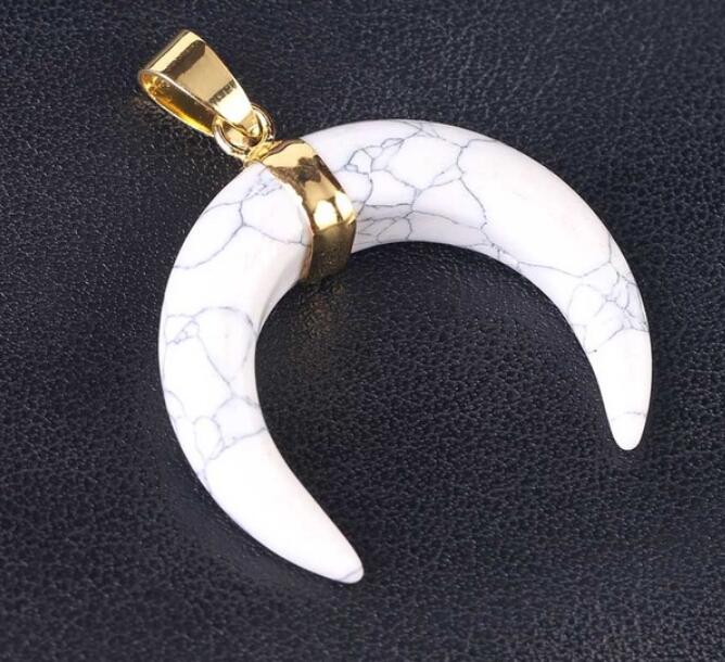 Natural marble
s Crescent Moon Necklaces Pendants Purple Crystal rosy color Quartz White marble
Gold Color Reiki young lady
Jewelry