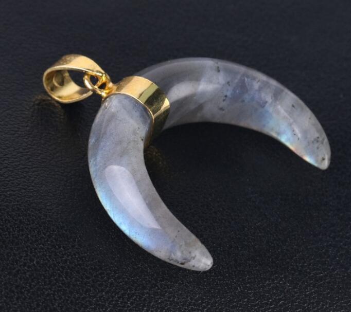 Natural marble
s Crescent Moon Necklaces Pendants Purple Crystal rosy color Quartz White marble
Gold Color Reiki young lady
Jewelry