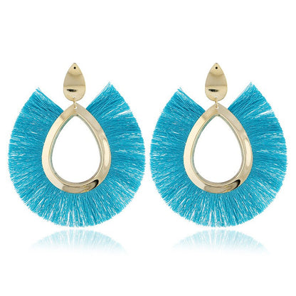 LATS 2020 Long Tassel Earrings for Women Big Fashion Statement Dangle Earring Bohemian Fringe Vintage Earring