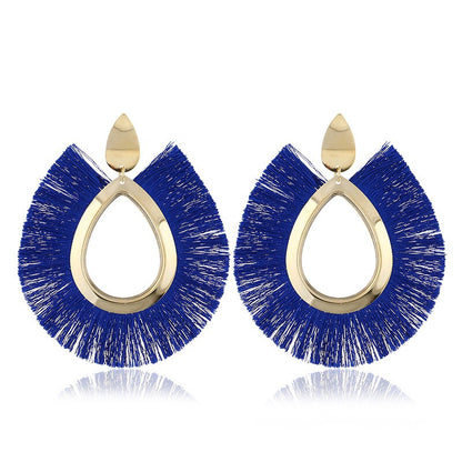 LATS 2020 Long Tassel Earrings for Women Big Fashion Statement Dangle Earring Bohemian Fringe Vintage Earring