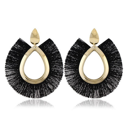 LATS 2020 Long Tassel Earrings for Women Big Fashion Statement Dangle Earring Bohemian Fringe Vintage Earring
