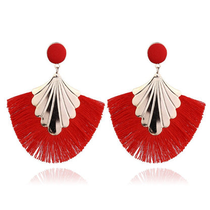 LATS 2020 Long Tassel Earrings for Women Big Fashion Statement Dangle Earring Bohemian Fringe Vintage Earring