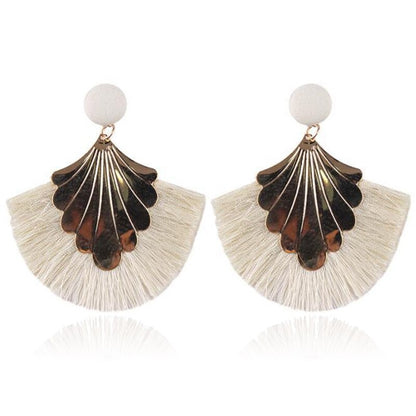 LATS 2020 Long Tassel Earrings for Women Big Fashion Statement Dangle Earring Bohemian Fringe Vintage Earring