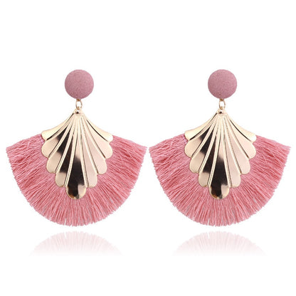 LATS 2020 Long Tassel Earrings for Women Big Fashion Statement Dangle Earring Bohemian Fringe Vintage Earring