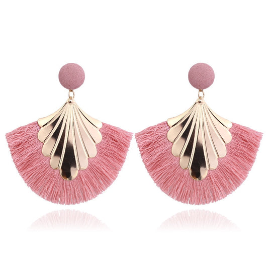 LATS 2020 Long Tassel Earrings for Women Big Fashion Statement Dangle Earring Bohemian Fringe Vintage Earring