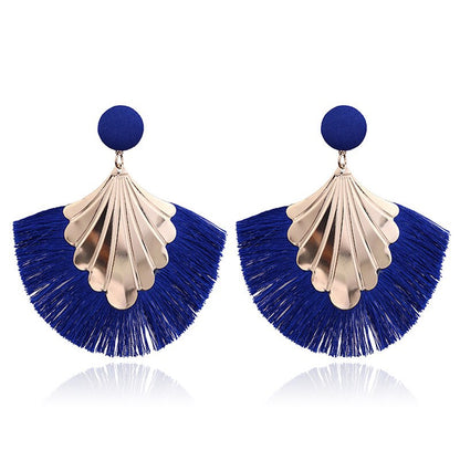 LATS 2020 Long Tassel Earrings for Women Big Fashion Statement Dangle Earring Bohemian Fringe Vintage Earring