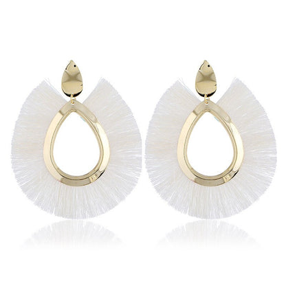 LATS 2020 Long Tassel Earrings for Women Big Fashion Statement Dangle Earring Bohemian Fringe Vintage Earring