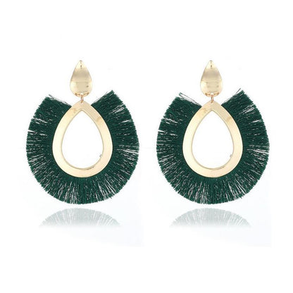 LATS 2020 Long Tassel Earrings for Women Big Fashion Statement Dangle Earring Bohemian Fringe Vintage Earring