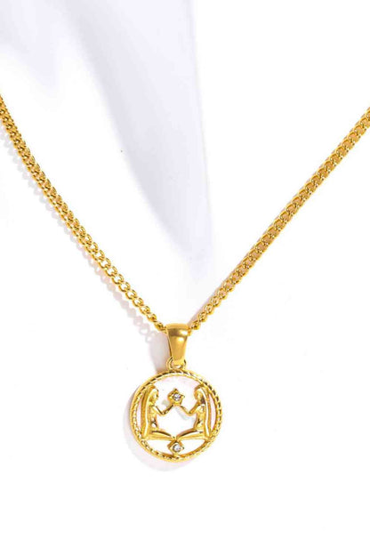 Constellation Pendant Stainless Steel Necklace